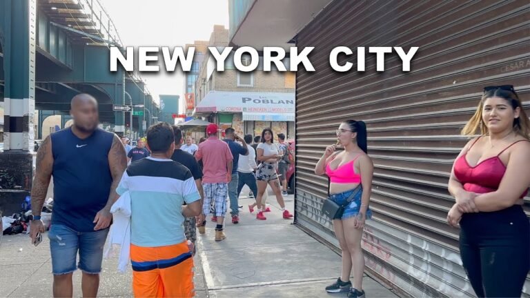 Walking Tour Of Roosevelt Avenue Queens New York City : Little Latin America in NYC – Day & Night