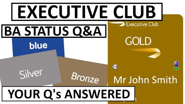BA Gold Status Q&A | Interesting Executive Club Questions Answered